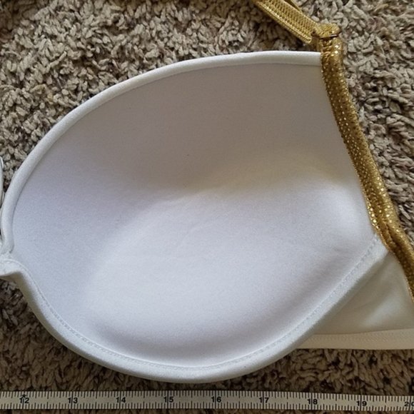 VS Jeweled Bikini Top 34 DD - GORGEOUS - Picture 5 of 8